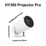 HY300 Pro HD Smart Projector Mini Projector Portable Projector 4K Projector - White - Size 01 In Australia - Darrahopens