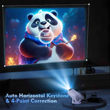 HY300 Pro HD Smart Projector Mini Projector Portable Projector 4K Projector - White - Size 01 In Australia - Darrahopens