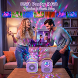 Mini Cat Ear Karaoke Machine Wireless Microphones USB Rechargeable RGB Party - Barbie pink - Size 01