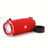 Portable Wireless Speaker Bluetooth Speaker Flashing LED Lights Party Speaker - Black - Size 01