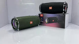 Portable Wireless Speaker Bluetooth Speaker Flashing LED Lights Party Speaker - Black - Size 01