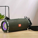 Portable Wireless Speaker Bluetooth Speaker Flashing LED Lights Party Speaker - Green - Size 01 In Australia - Darrahopens