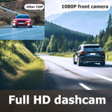 Dash Camera Car Camera Dual Lens Dash Cam 1080p Front Camera 720p Interior - Black - Size 01 In Australia - Darrahopens