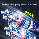 Black Portable Car Tire Inflator 150PSI Inflator Digital Tire Pressure Gauge LED In Australia - Darrahopens