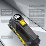 Black CaRSun Tire Inflator Portable Air Compressor LED Light Tire Inflator DC 12V In Australia - Darrahopens