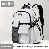 Teenager Backpack Safe Materials Backpack Multiple Compartments Backpack Ample - Black - Size 47-34CM