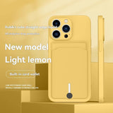 iPhone card holder case, built-in wallet phone case, midnight black phone case, drop protection case, iPhone wallet case Australia, Rubik's cube design case - Black - Size iPhone 15 Pro Max