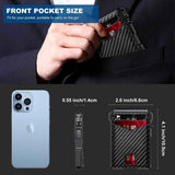 Men'S Card Holder Carbon Fiber Card Holder Men'S Accessories Stylish Card - Black - Size 01 In Australia - Darrahopens