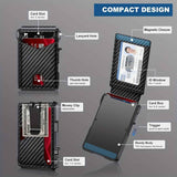 Men'S Card Holder Carbon Fiber Card Holder Men'S Accessories Stylish Card - Black - Size 01 In Australia - Darrahopens