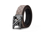 men's belt, genuine leather belt, alloy buckle belt, all-matching belt, premium men's accessories, Australian men's fashion, casual belt, formal belt, leather accessories - Grey khaki - Size 120cm-47.2in In Australia - Darrahopens