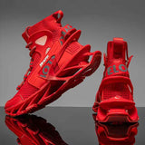 Men'S Casual Shoes Blade Style Shoes Breathable Sports Shoes Shock Absorbing - White - Size 42 In Australia - Darrahopens
