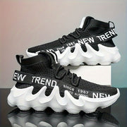 Men'S Casual Sneakers Trendy Shoes Men'S Footwear Comfortable Sneakers Stylish - Black - Size 45
