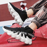Men'S Casual Sneakers Trendy Shoes Men'S Footwear Comfortable Sneakers Stylish - Red - Size 39