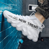 Men'S Casual Sneakers Trendy Shoes Men'S Footwear Comfortable Sneakers Stylish - White - Size 41
