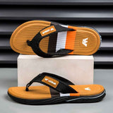 Men'S Flip-Flops Summer Sandals Thick-Soled Anti-Slip Anti-Odor Wear-Resistant - Black - Size 39 In Australia - Darrahopens