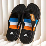 Men'S Flip-Flops Summer Sandals Thick-Soled Anti-Slip Anti-Odor Wear-Resistant - Black - Size 44 In Australia - Darrahopens
