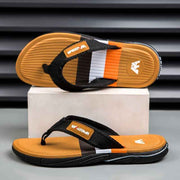 Men'S Flip-Flops Summer Sandals Thick-Soled Anti-Slip Anti-Odor Wear-Resistant - Khaki - Size 42 In Australia - Darrahopens