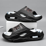 Men'S Slippers EVA Slippers Indoor Outdoor Slippers Beach Slippers Shower - White - Size 41