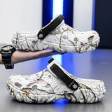 Men'S Summer Mules Beach Shoes Thick-Soled Mules EVA Shoes Anti-Slip Shoes - Khaki - Size 39