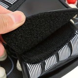 Japanese Acupressure Slippers Rotating Massage Slippers Reflexology Slippers - Black - Size 40