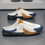 Men'S Casual Shoes Slip-On Shoes Semi-Slippers Anti-Slip Shoes Wear-Resistant - Green - Size 43 In Australia - Darrahopens