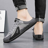 Men'S Casual Shoes Slip-On Shoes Semi-Slippers Anti-Slip Shoes Wear-Resistant - Green - Size 43 In Australia - Darrahopens