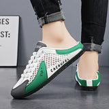 Men'S Casual Shoes Slip-On Shoes Semi-Slippers Anti-Slip Shoes Wear-Resistant - Gray - Size 41