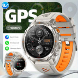 Men'S Outdoor Smart Watch GPS Sports Watch Water-Resistant Smart Watch Wireless - Black orange - Size 01 In Australia - Darrahopens