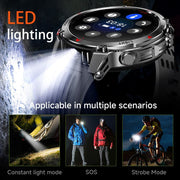 Men'S Outdoor Smart Watch GPS Sports Watch Water-Resistant Smart Watch Wireless - Blue - Size 01