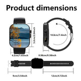 Unisex Smart Watch Stainless Steel Strap Fitness Tracker Call Reminder Message - Black - Size 01 In Australia - Darrahopens