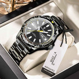 Men'S Watch Stainless Steel Watch Blue Dial Watch Water-Resistant Watch - 959 Black - Size 01 In Australia - Darrahopens