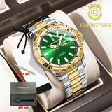 Men'S Watch Stainless Steel Watch Blue Dial Watch Water-Resistant Watch - 959 gold silver blue - Size 01 In Australia - Darrahopens