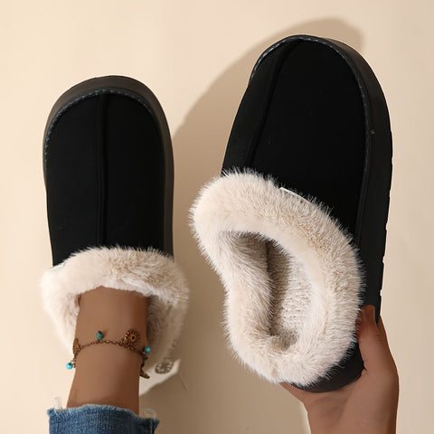 Women'S Furry Slippers Cosy House Shoes Australian Women’S Lounge Slippers Warm - Black - Size 42 In Australia - Darrahopens