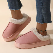 Women'S Furry Slippers Cosy House Shoes Australian Women’S Lounge Slippers Warm - Gray - Size 36