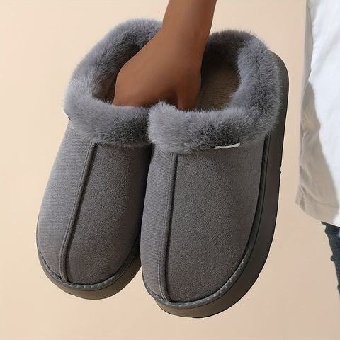 Women'S Furry Slippers Cosy House Shoes Australian Women’S Lounge Slippers Warm - Gray - Size 37 In Australia - Darrahopens