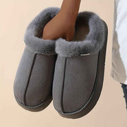 Women'S Furry Slippers Cosy House Shoes Australian Women’S Lounge Slippers Warm - Gray - Size 44 In Australia - Darrahopens