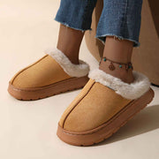 Women'S Furry Slippers Cosy House Shoes Australian Women’S Lounge Slippers Warm - Khaki - Size 40 In Australia - Darrahopens