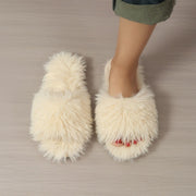 Women'S Furry Slippers High-Quality Slippers Comfortable Slippers Trendy - Rose red - Size 43