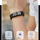 Women'S Watch Multifunctional Watch Alarm Watch Pedometer Watch Timer Watch - Black - Size 01