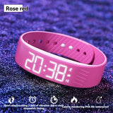 Women'S Watch Multifunctional Watch Alarm Watch Pedometer Watch Timer Watch - Blue - Size 01