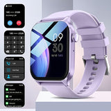 Smart Watch 1.83-Inch Screen Wireless Call Wireless Music Voice Control Sports - Pink - Size 001