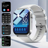 Smart Watch 1.83-Inch Screen Wireless Call Wireless Music Voice Control Sports - White - Size 001 In Australia - Darrahopens