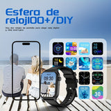Smart Watch 1.83-Inch Screen Wireless Call Wireless Music Voice Control Sports - White - Size 001