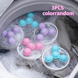 Washing Machine Lint Catcher 3 Piece Lint Catcher Laundry Lint Removal - Purple - Size 01
