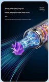 Wireless Charging Hair Dryer – 120,000 RPM, 15600mAh