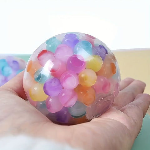 3-piece set, sensory stress ball, squeeze ball for relieving ADHD stress, stress relief toy with soft rubber ball, Valentine's Day relaxation toy, focus aid tool, sensory stimulation, tactile sensory tool, hand relaxation, smooth texture, high-quality sen