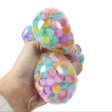 3-piece set, sensory stress ball, squeeze ball for relieving ADHD stress, stress relief toy with soft rubber ball, Valentine's Day relaxation toy, focus aid tool, sensory stimulation, tactile sensory tool, hand relaxation, smooth texture, high-quality sen