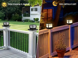 solar post cap lights, outdoor LED lights, nickel batteries, IPX4 water resistant, garden lighting, porch lighting, patio lighting, staircase lighting, Australian outdoor decor, eco-friendly garden lights, automatic dusk to dawn, fence post lights, solar