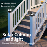 solar post cap lights, outdoor LED lights, nickel batteries, IPX4 water resistant, garden lighting, porch lighting, patio lighting, staircase lighting, Australian outdoor decor, eco-friendly garden lights, automatic dusk to dawn, fence post lights, solar
