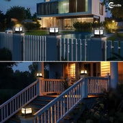 solar post cap lights, outdoor LED lights, nickel batteries, IPX4 water resistant, garden lighting, porch lighting, patio lighting, staircase lighting, Australian outdoor decor, eco-friendly garden lights, automatic dusk to dawn, fence post lights, solar
